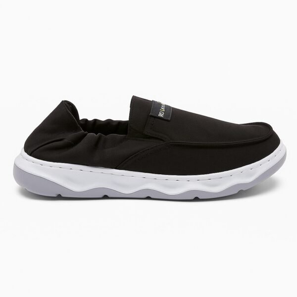 Mocasín en tela negro